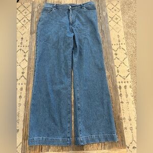 DL1961 Vintage Polka Dot Wide Leg Jeana- Sz 32